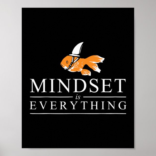 Everything Is Mindset Motivational Inspiration Sha Poster (Front)