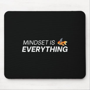 Everything Is Mindset Shark Fin Goldfish Vintage Q Mouse Pad