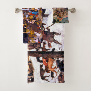 Everything is Pieter Bruegel the Elder Bath Towel Set