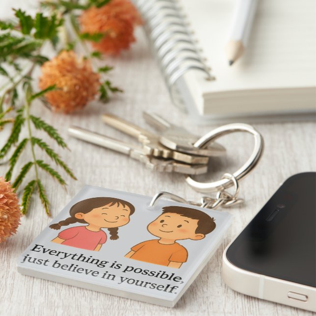 Everything is Possible  Key Ring (Front Right)