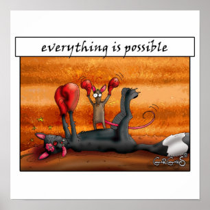 Everything is possible! Motivational Poster