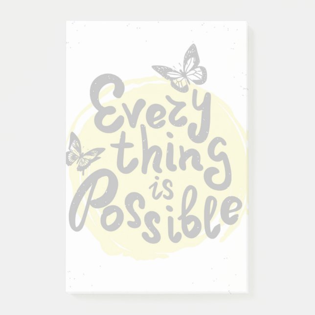 Everything Is Possible Post-it Notes (Front)