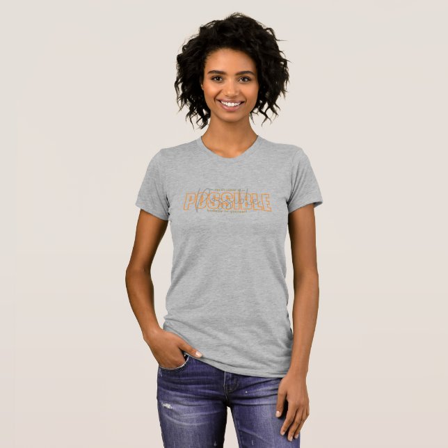 Everything is Possible | Women's Slim Fit T-Shirt (Front Full)