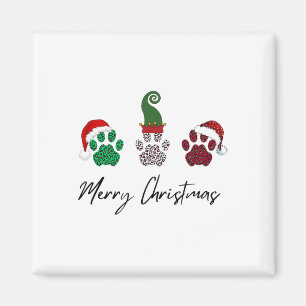 Everything Italian Greyhound Merry Christmas Paw P Magnet