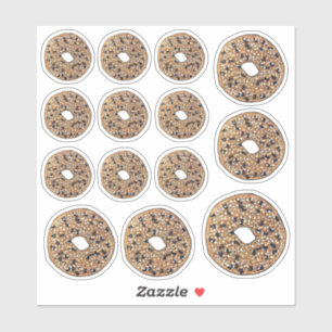 Everything Poppy Sesame Seed Bagel Breakfast Food