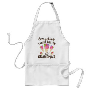 Everything Tastes Better at Grandma's Mothers Day Standard Apron