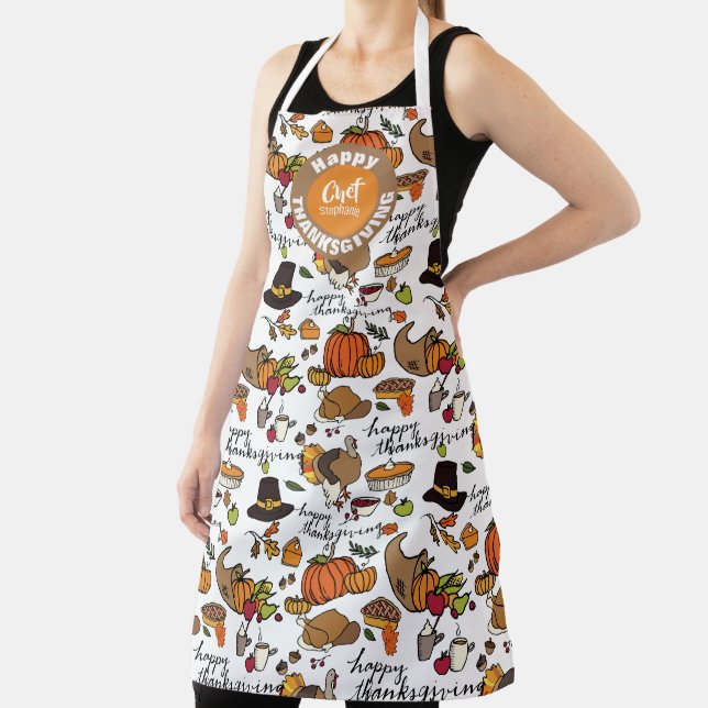 Everything Thanksgiving | Personalised Holiday Apron (Insitu)