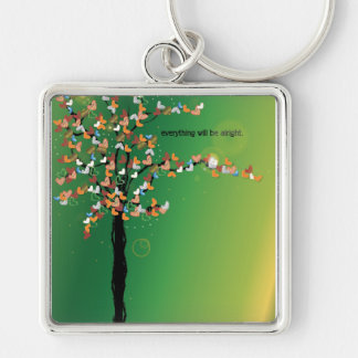 Everything will be alright key ring