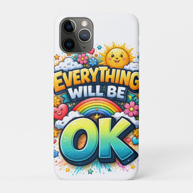 Everything Will Be OK Case-Mate iPhone Case (Back)