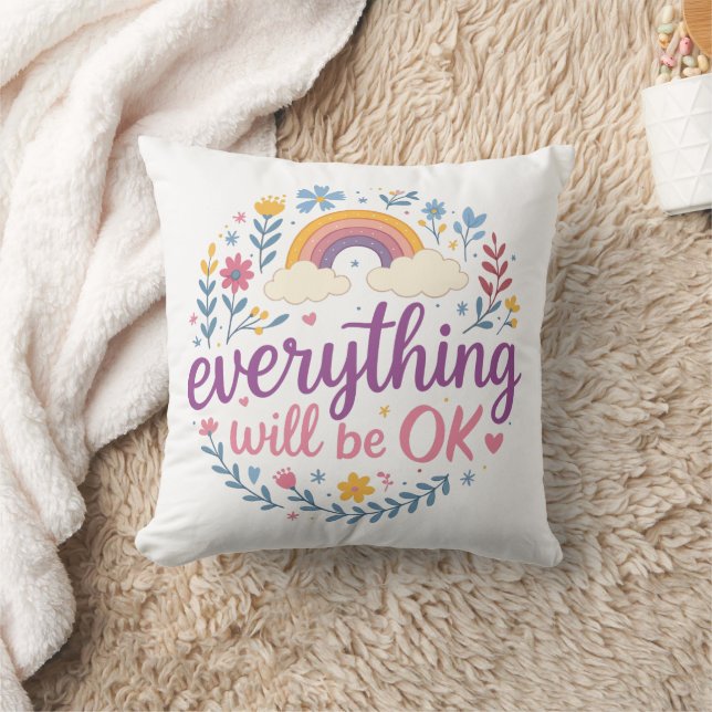 Everything Will Be OK Cushion (Blanket)