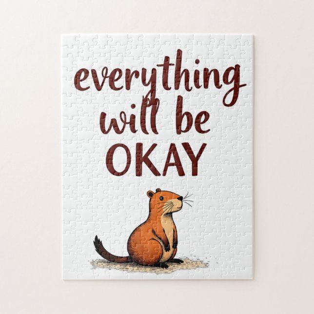 Everything Will Be Okay Jigsaw Puzzle (Vertical)