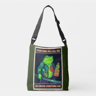 Everything Will Kill You Frog Crossbody Bag