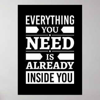 Everything You Need is Already Inside You Poster
