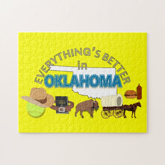 Everything's Better in Oklahoma Puzzle (Horizontal)