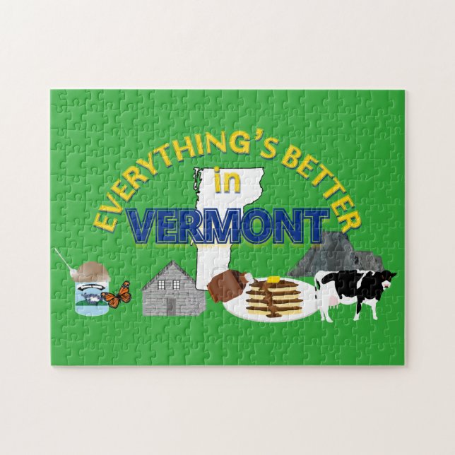 Everything's Better in Vermont Puzzle (Horizontal)