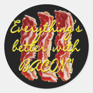 Everything's Better With Bacon Stickers
