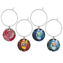 "Everything's Coming Up Roses!" Wine charms