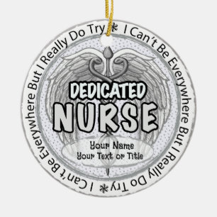 Everywhere nurse  ceramic ornament