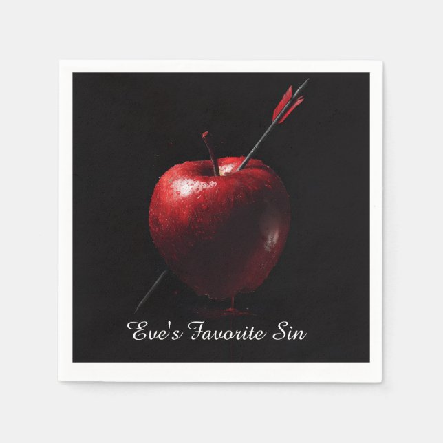Eve's Favourite Sin  Napkin (Front)