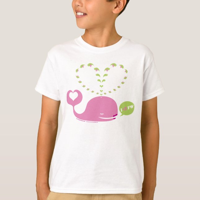 EveWhale Kids White T-Shirt (Front)