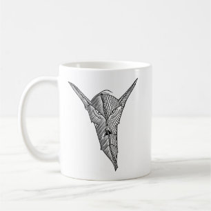 Evil Alien Creature – Surreal Ink Illustration Coffee Mug
