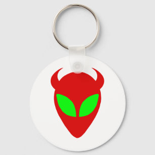 Evil Alien Key Ring