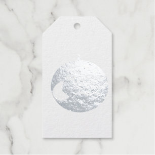 Evil Apple with Scar Halloween Custom Gift Tags