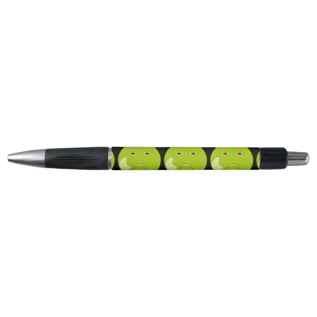 Evil Apple with Scar Halloween Pen (Front)