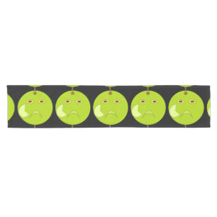 Evil Apple with Scar Halloween Table Runner