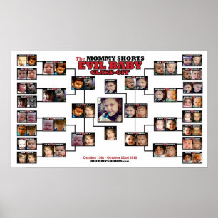 Evil Baby Glare-Off Poster 2012