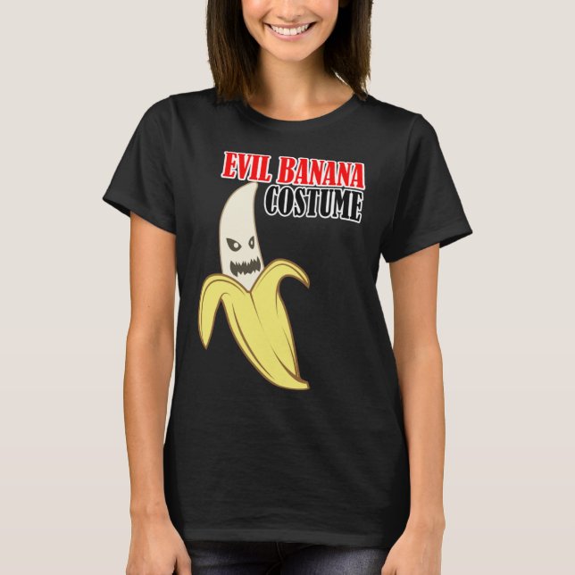 Evil Banana Costume Funny Pullover Hoodie (Front)