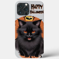 Evil Black Cat Phone Case