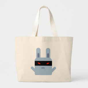 Evil Bunny Large Tote Bag