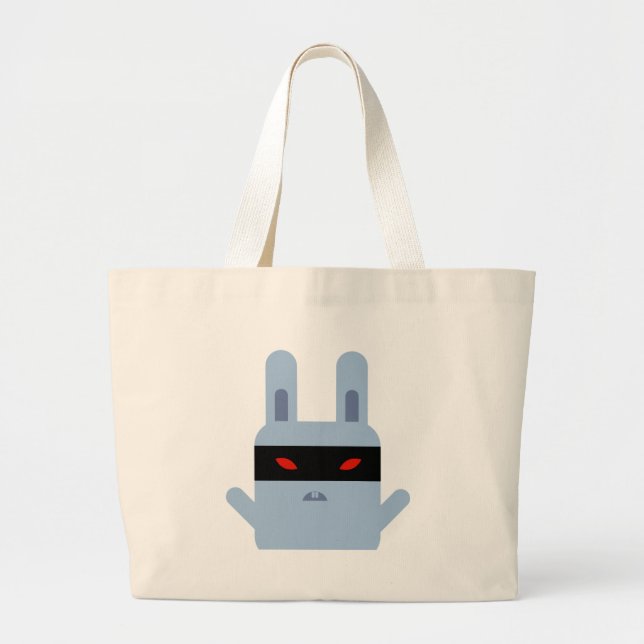 Evil Bunny Large Tote Bag (Front)