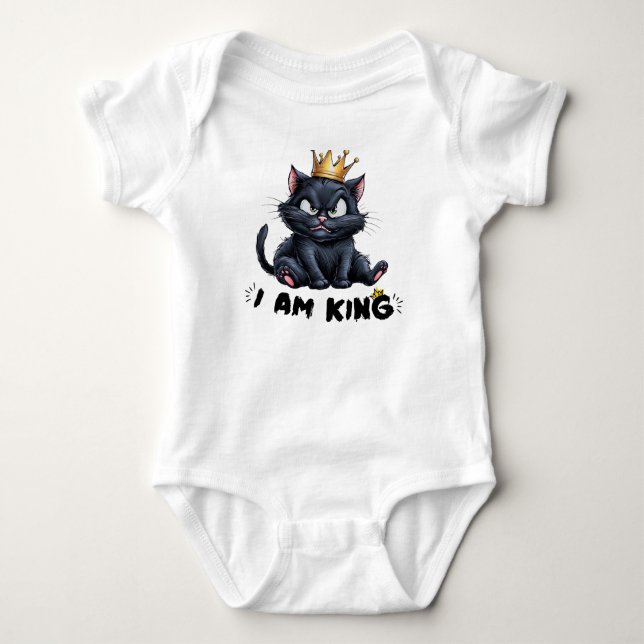 Evil Cat Kingdom! Baby Bodysuit (Front)