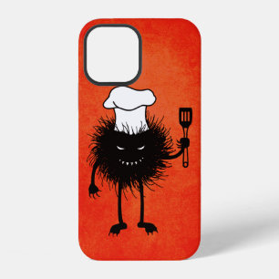 Evil Chef Cartoon Character Loves Cooking iPhone 12 Case