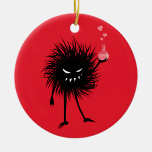 Evil Chemistry Character Love Potion Ceramic Ornament