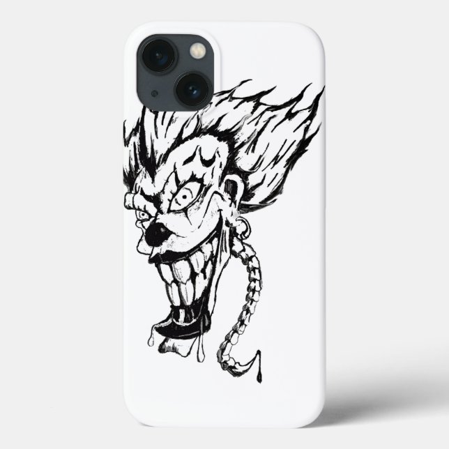 Evil clown Barely There Ipad Case (Back)