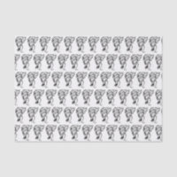 Evil clown Custom 10lb Tissue Paper
