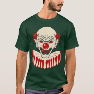 Evil Clown Horror Killer Clowns Scary Creepy Funny T-Shirt