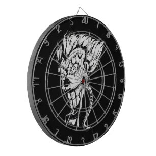 Evil clown Metal Cage Dartboard