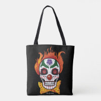 Evil Clown Skull Tote Bag - Costumed Creatures