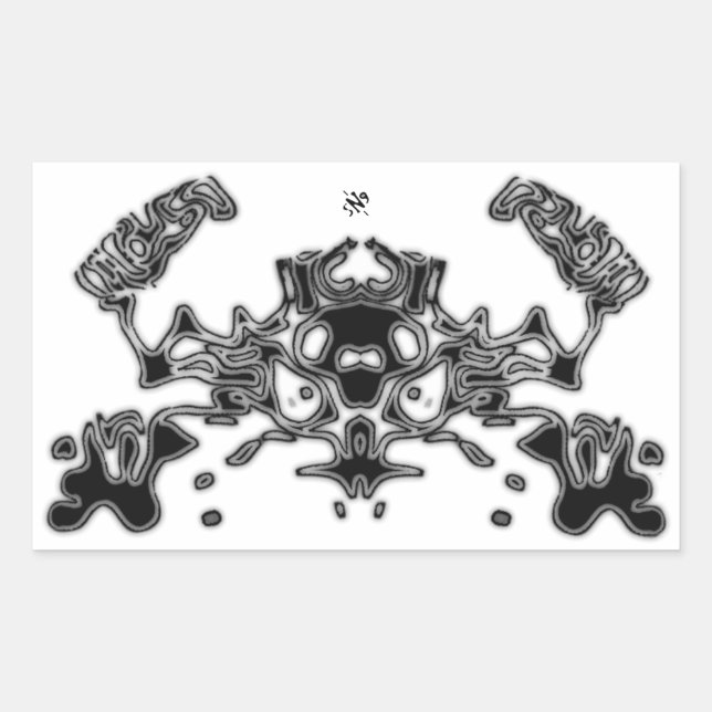 Evil Crab 6 Rectangular Sticker (Front)