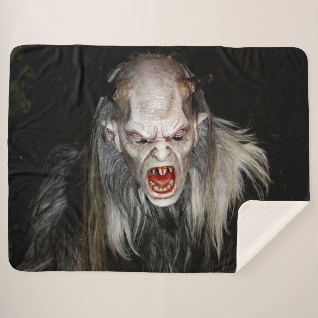 EVIL DEMON SHERPA BLANKET (Front (Horizontal))