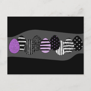 Evil Easter Eggs Holiday Postcard