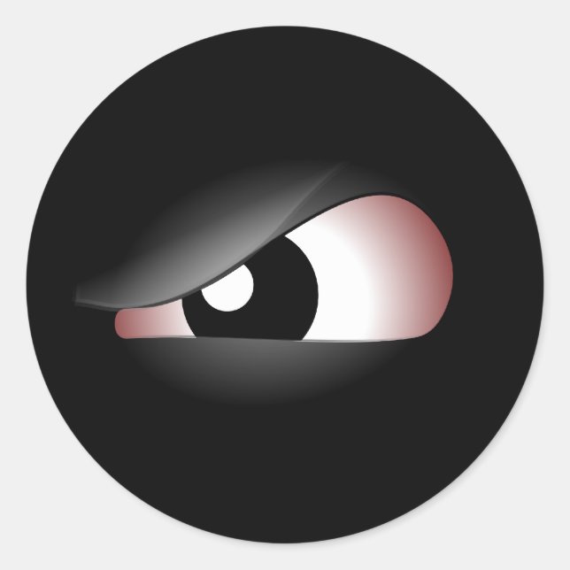 Evil Eye 2 Classic Round Sticker (Front)