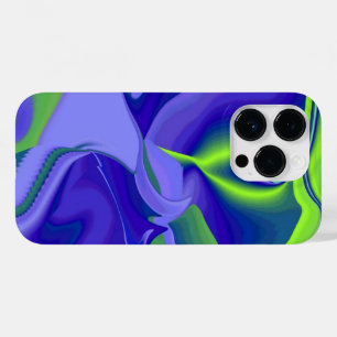 Evil Eye , 3D Abstract in green blue purple Case-Mate iPhone 14 Pro Case