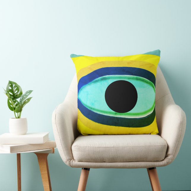 Evil Eye  Abstract Cushion (Chair)