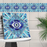 Evil Eye Amulet Mosaic Art Ceramic Tile<br><div class="desc">Evil Eye Amulet Mosaic Art</div>