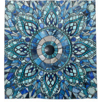 Evil Eye Amulet Mosaic Mandala Art